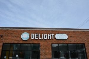 Delight Dental Studio Front Office Sign